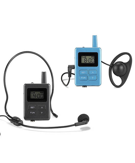 Radio-guias SPL1360 magnético (guiado de grupo, tour guide)