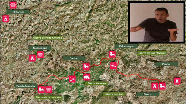 Vídeo signo-guia da Via Verde da Serra
